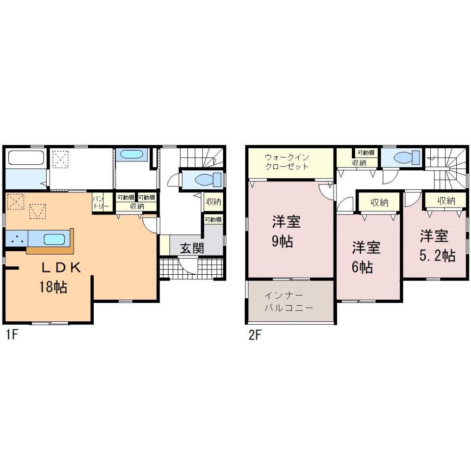  �y�Ԏ��}�z18���̍L�XLDK�ɉ����A�S�����Ɏ��[�������B�p���g���[��WIC�A���I�ȂǖL�x�Ȏ��[�͂����͂ł��B�C���i�[�o���R�j�[�t���ŁA�J�̓��ł����S���Đ��󕨂������܂��B