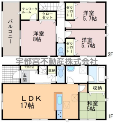  �y�Ԏ��}�z17����LDK�ɉ����A�Ɨ������e�����[�N���[����������������I��4LDK�I�S�����Ɏ��[������A2�K��3�������ׂĂ��L������A�N�Z�X�\�ȓƗ����̍����Ԏ�肪�A�Ƒ��̃v���C�o�V�[�����܂��B