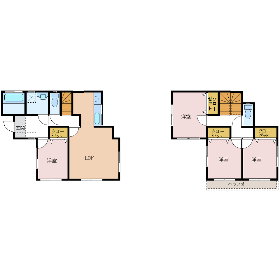  �S�����ɃN���[�[�b�g�����I4LDK�̂�Ƃ肠��Ԏ��ŁA�Ƒ����ꂼ��̃v���C�x�[�g��Ԃ��m�ۂł��܂��B����肪1�����ɏW�񂳂ꂽ�����I�ȉƎ������ƁA�e�K�Ƀg�C�������闘�֐����傫�Ȗ��͂ł��B