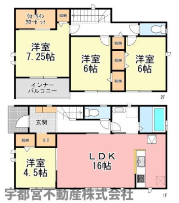  �y�Ԏ��}�z16���̍L�XLDK�ɉ����A�S�����Ɏ��[�����������@�\�I��4LDK�B�y�Ԏ��[��WIC�A�V��ɍ��E����Ȃ��C���i�[�o���R�j�[�ȂǁA��Ƃ肠���炵��������Ԏ��ł��B